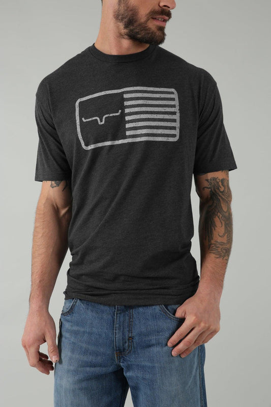 American Trucker Tee Grey