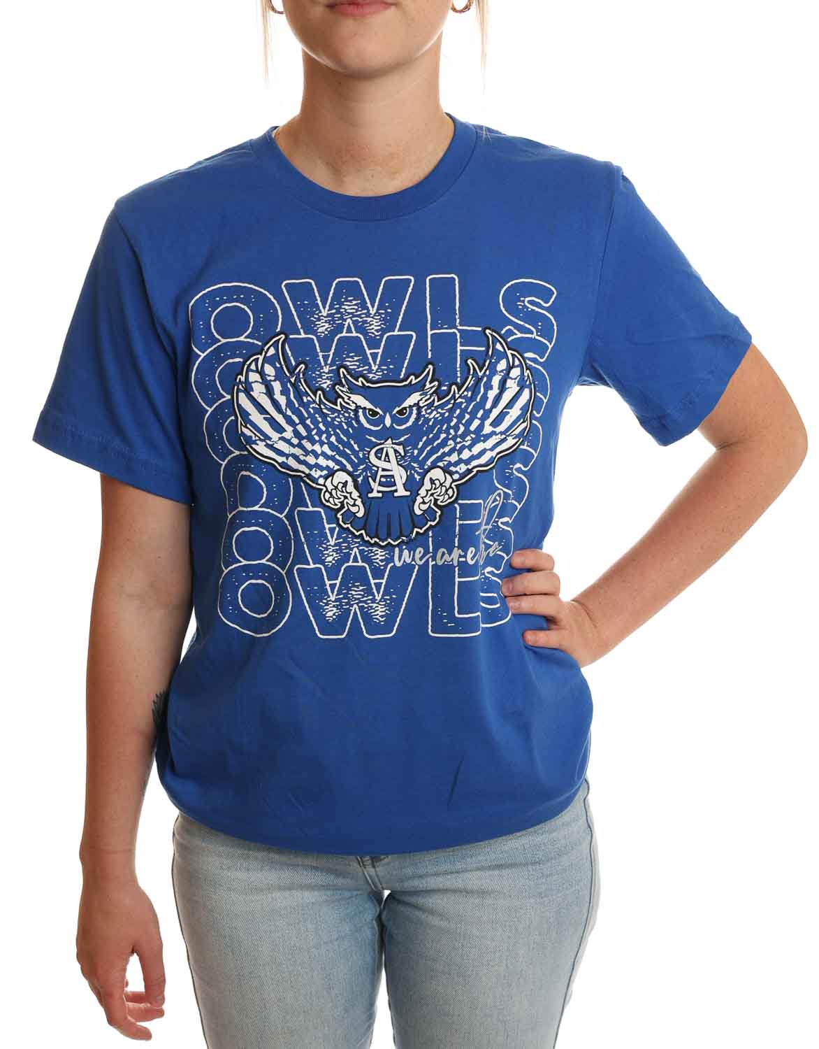 Anderson Owls School Spirit Tee "We Are"