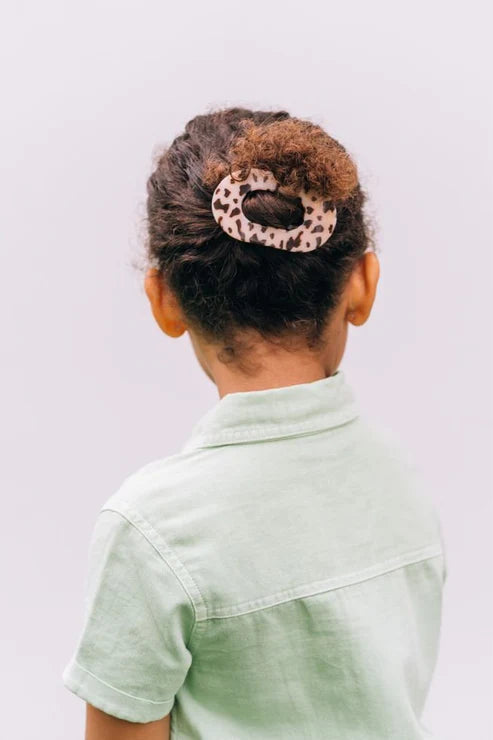 Small Flat Round Hair Clip by Teleties