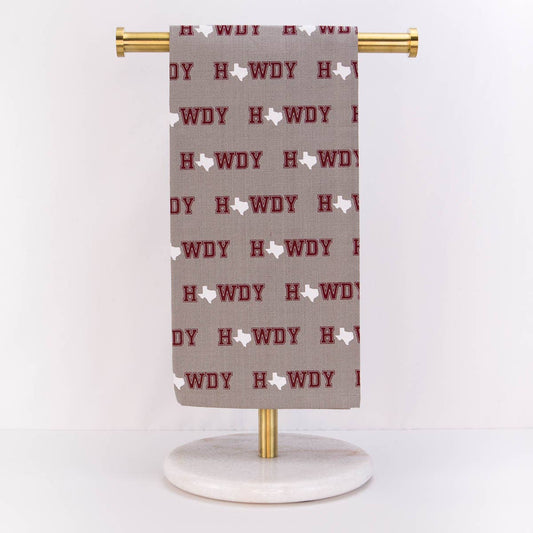 Howdy State Hand Towel by The Royal Standard