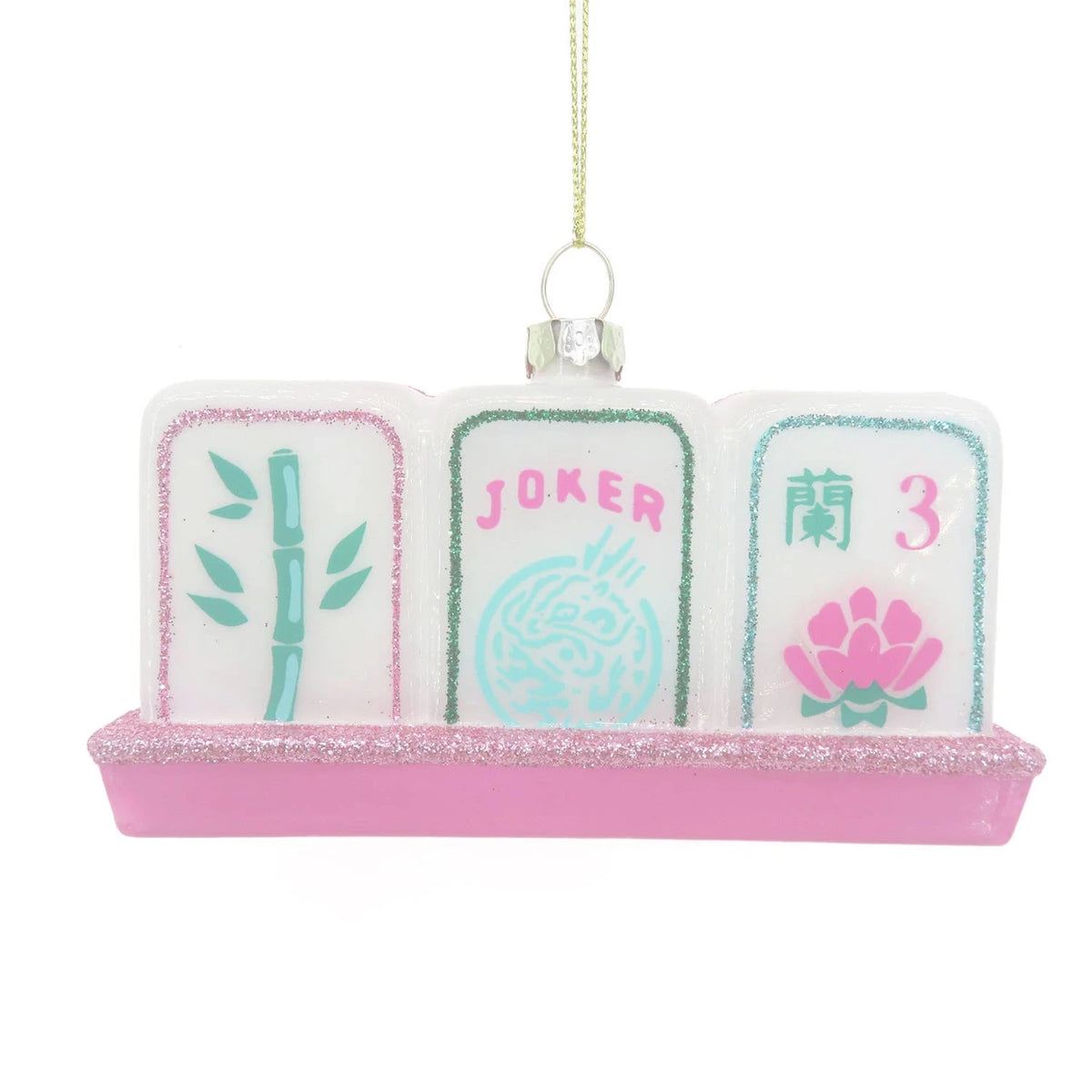Glass Ornament - Mahjong | 8 Oak Lane