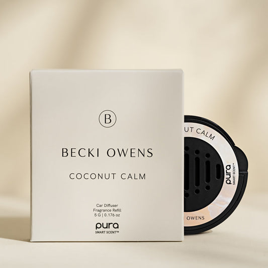 Coconut Calm Pura Car Fragrance Refill by Becki Owens