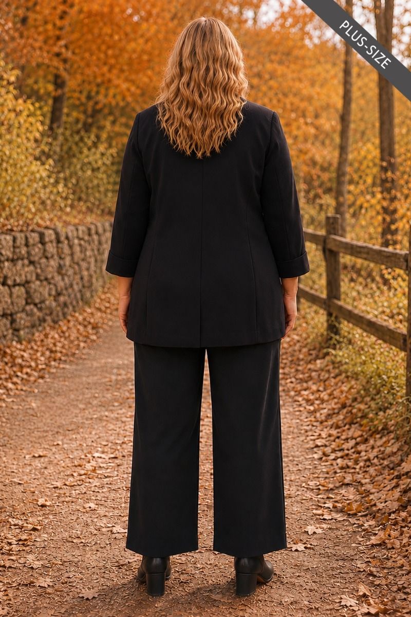 Boyfriend Plus Size Blazer by dear scarlett