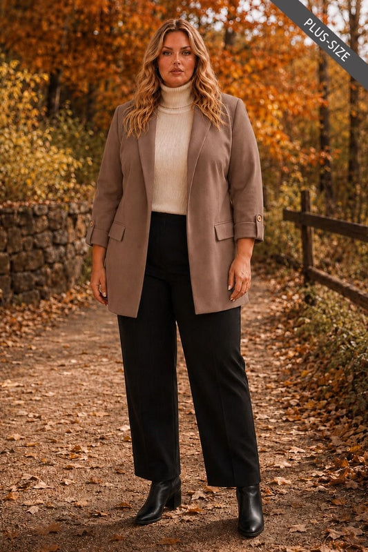 Boyfriend Blazer Plus Size by dear scarlett
