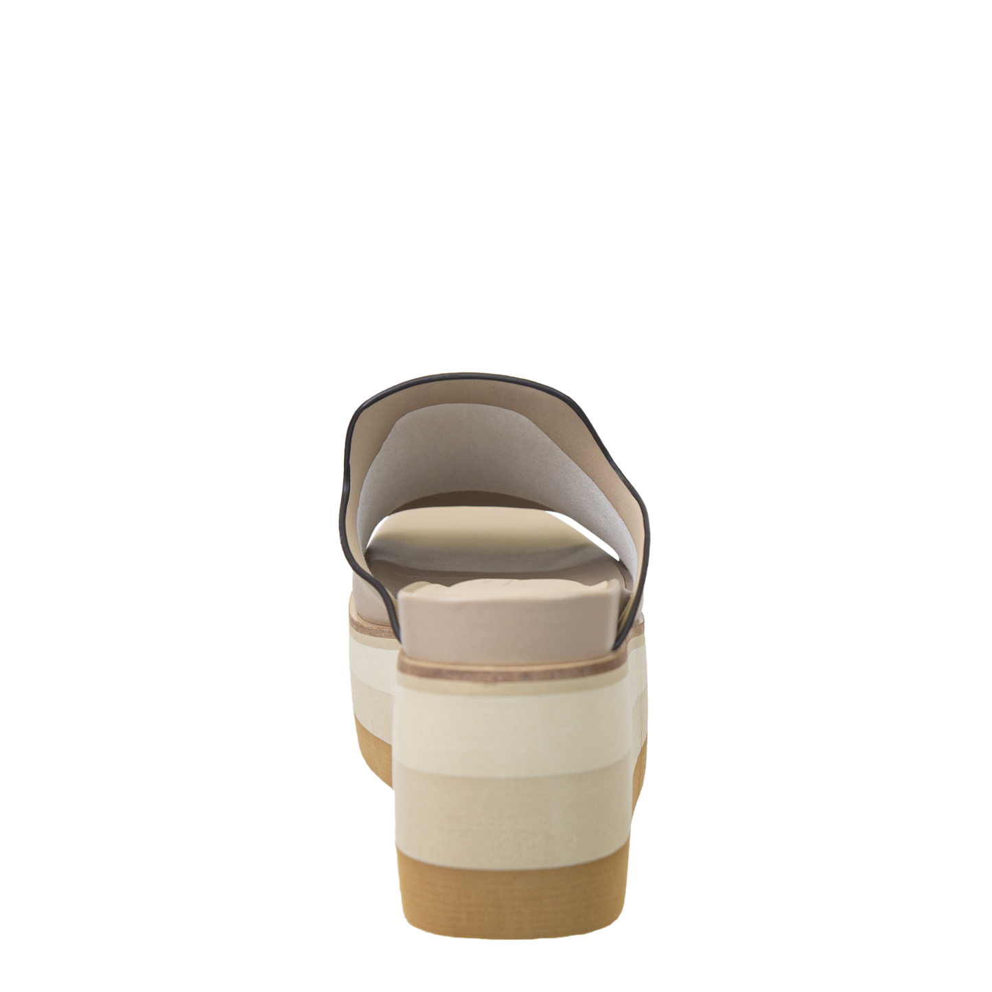 NAKED FEET - FLOW in BEIGE Platform Sandals