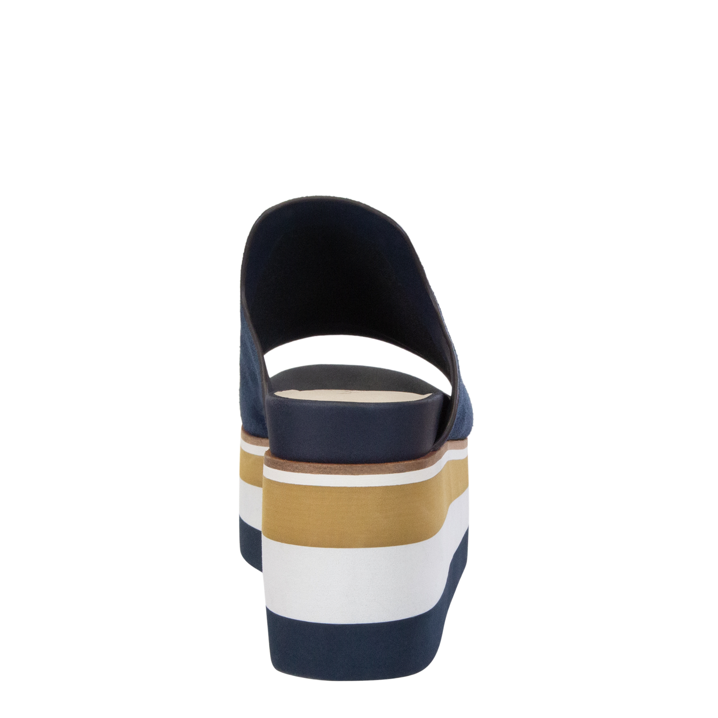 NAKED FEET - FLOW in NAVY Platform Sandals