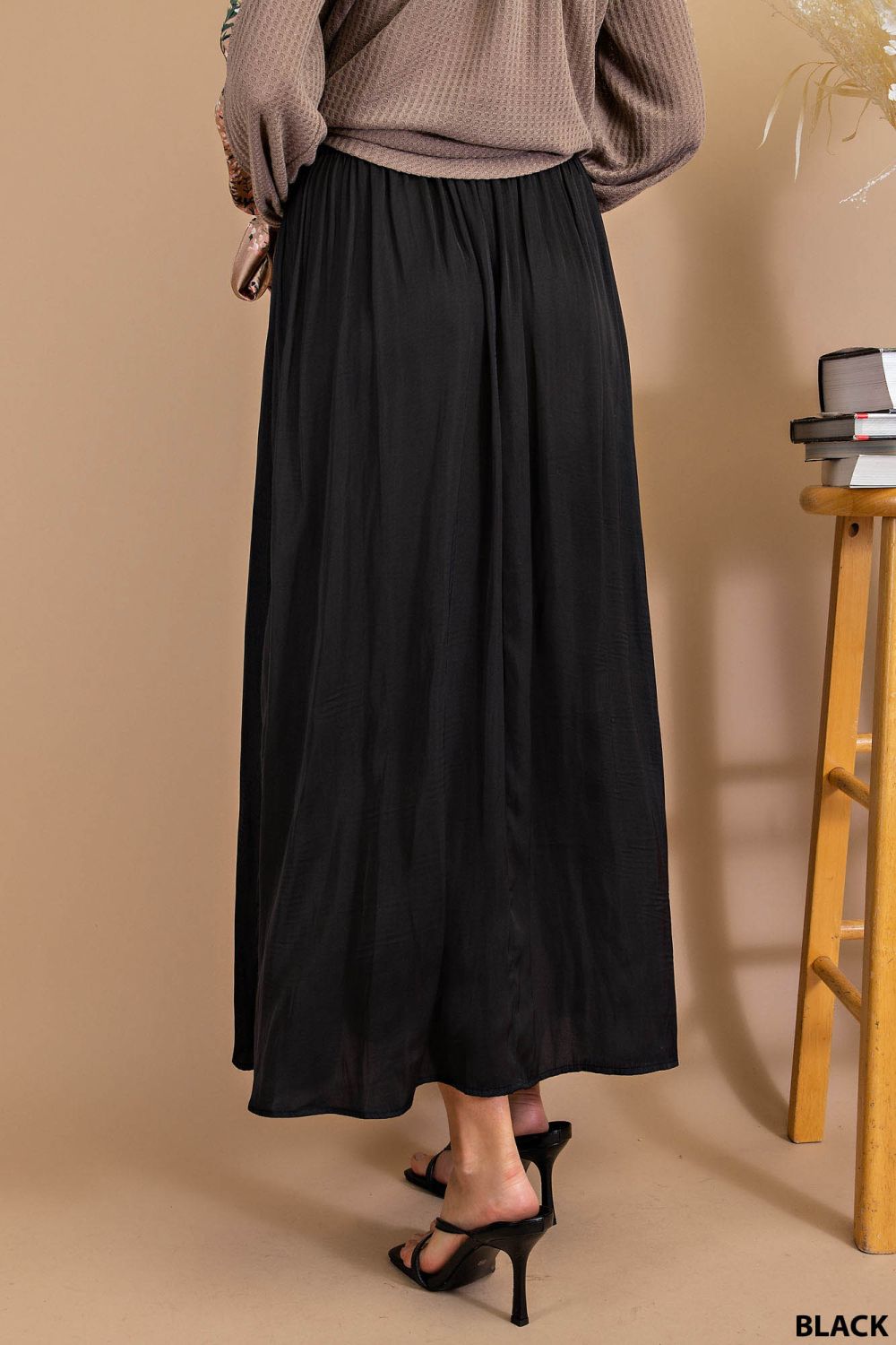 A-Line Skirt with Side Silt
