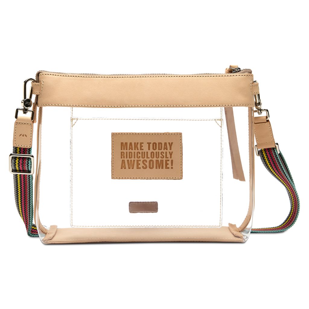 Clear Diego Downtown Crossbody by Consuela