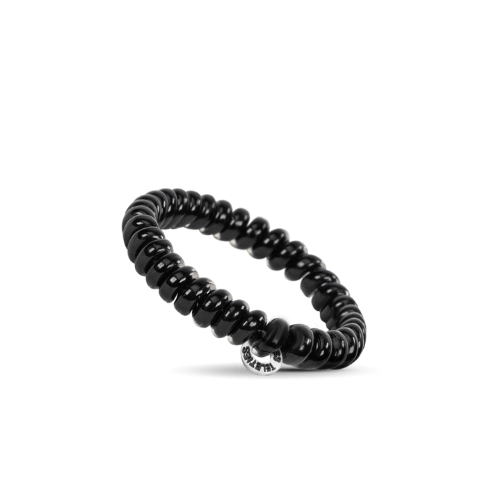 Jet Black Small Hair Ties by Teleties