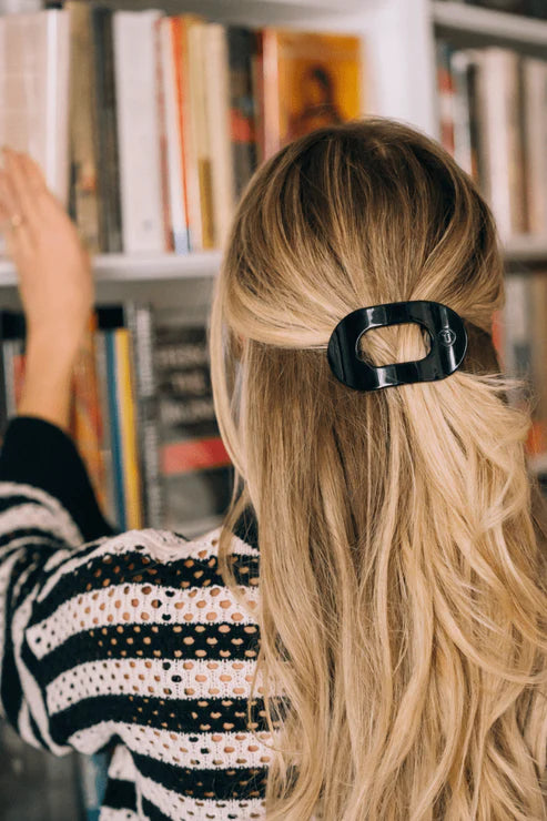 Small Flat Round Hair Clip by Teleties