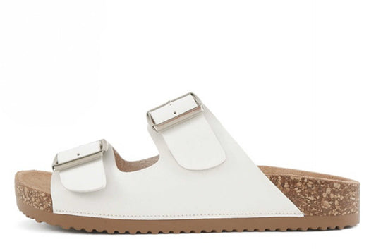 Jete 2-Strap Buckle Sandals by Soda Shoes