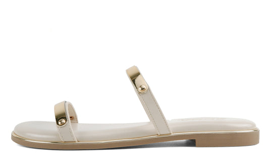 Keith Sandals in Bone by Soda Shoes