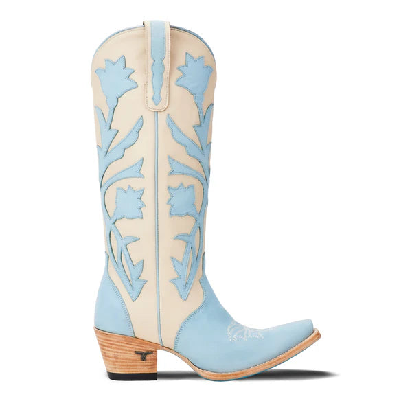 Jolene Cowboy Boots in Blueberry Buttermilk by Lane Boots