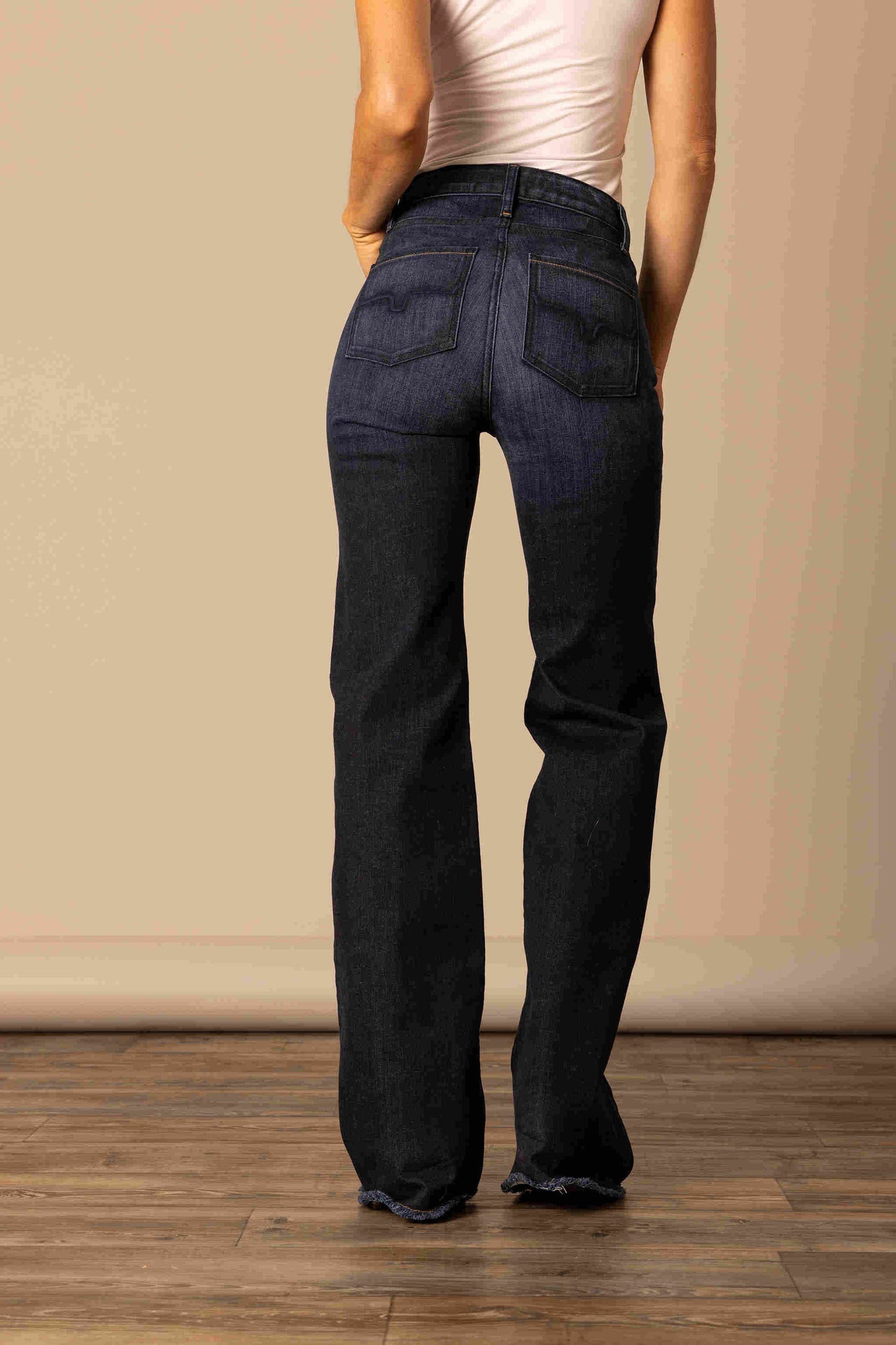 Olivia Wide Leg High Rise Jeans by Kimes Ranch