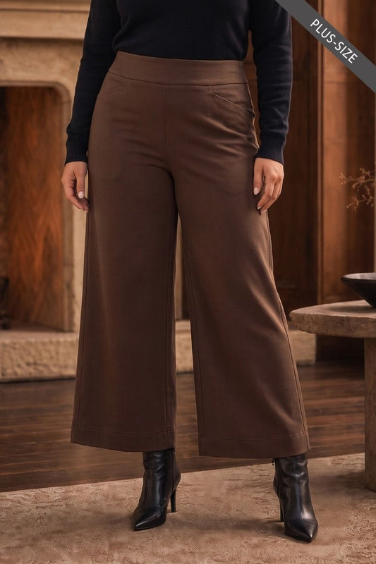 Only Pair Wide Plus Size Pants by dear scarlett