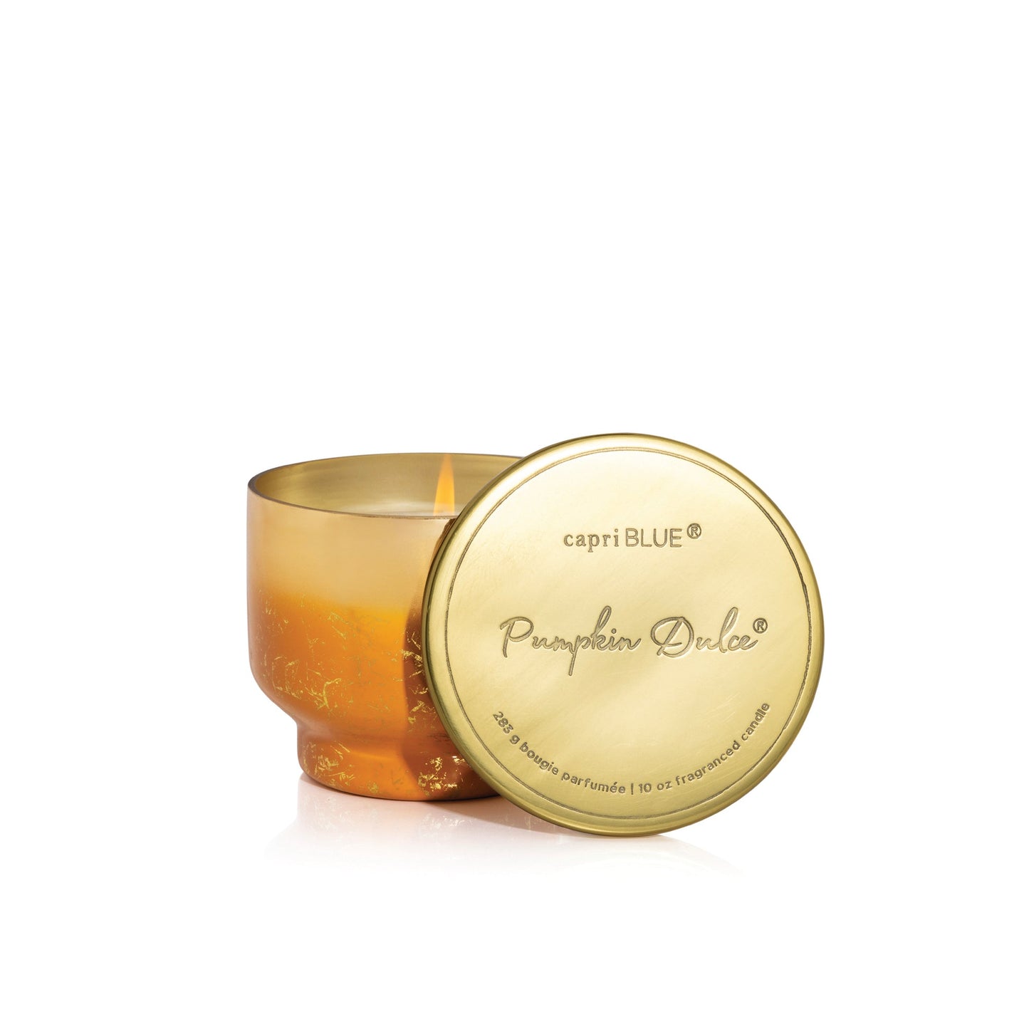 Pumpkin Dulce Glimmer Inverted Candle 10oz by Capri Blue