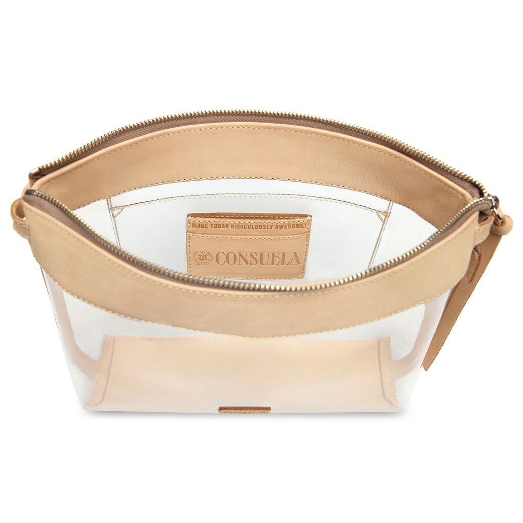 Clear Diego Downtown Crossbody by Consuela