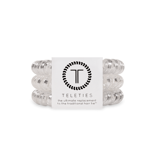 Silver Slay Large Hair Ties by Teleties