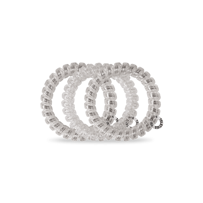 Silver Slay Large Hair Ties by Teleties