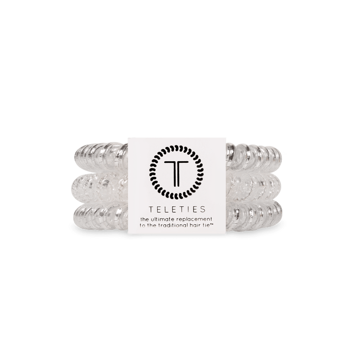 Silver Slay Small Hair Ties by Teleties