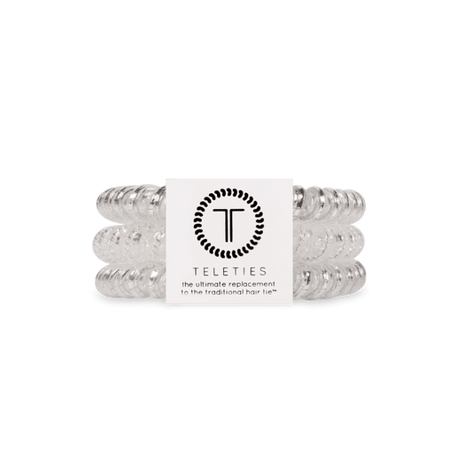 Silver Slay Small Hair Ties by Teleties