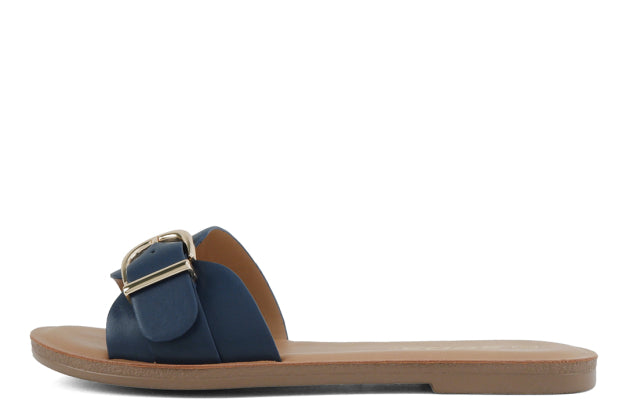 Siran Sandals in Navy by Soda Shoes
