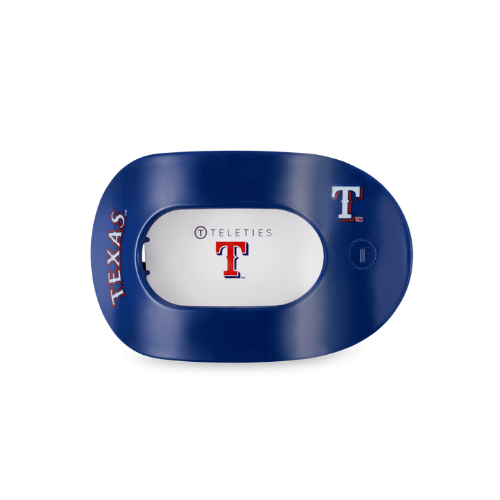 Texas Rangers Medium Flat Round Hair Clip by Teleties
