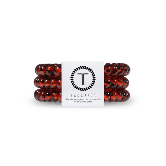 Tortoise Small Hair TIes by Teleties