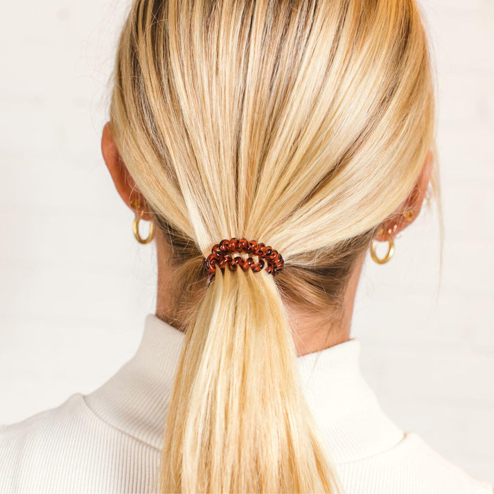 Tortoise Small Hair TIes by Teleties