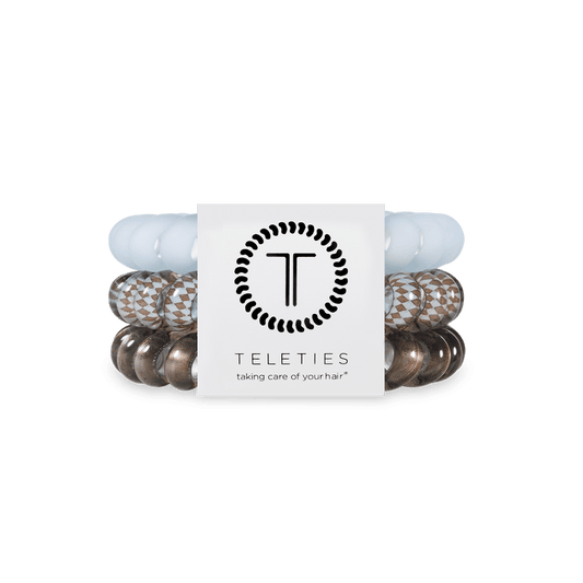 Truly Taupe Large Hair Ties by Teleties