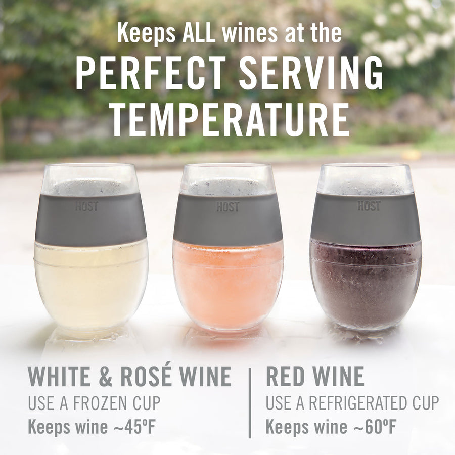 Wine Freeze Translucent Cooling Cup by Host