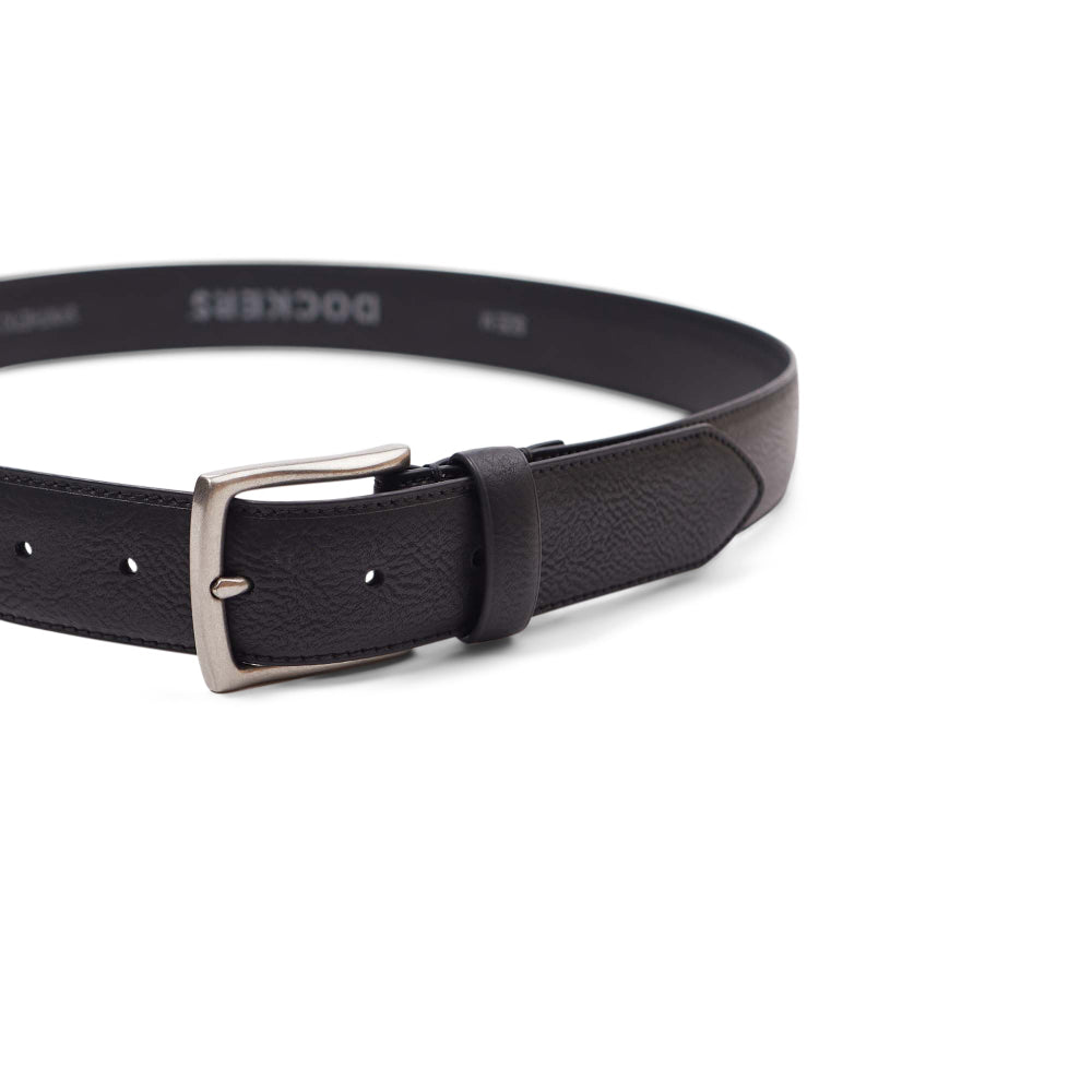 Feather Edge Black Stretch Casual Belt by Dockers
