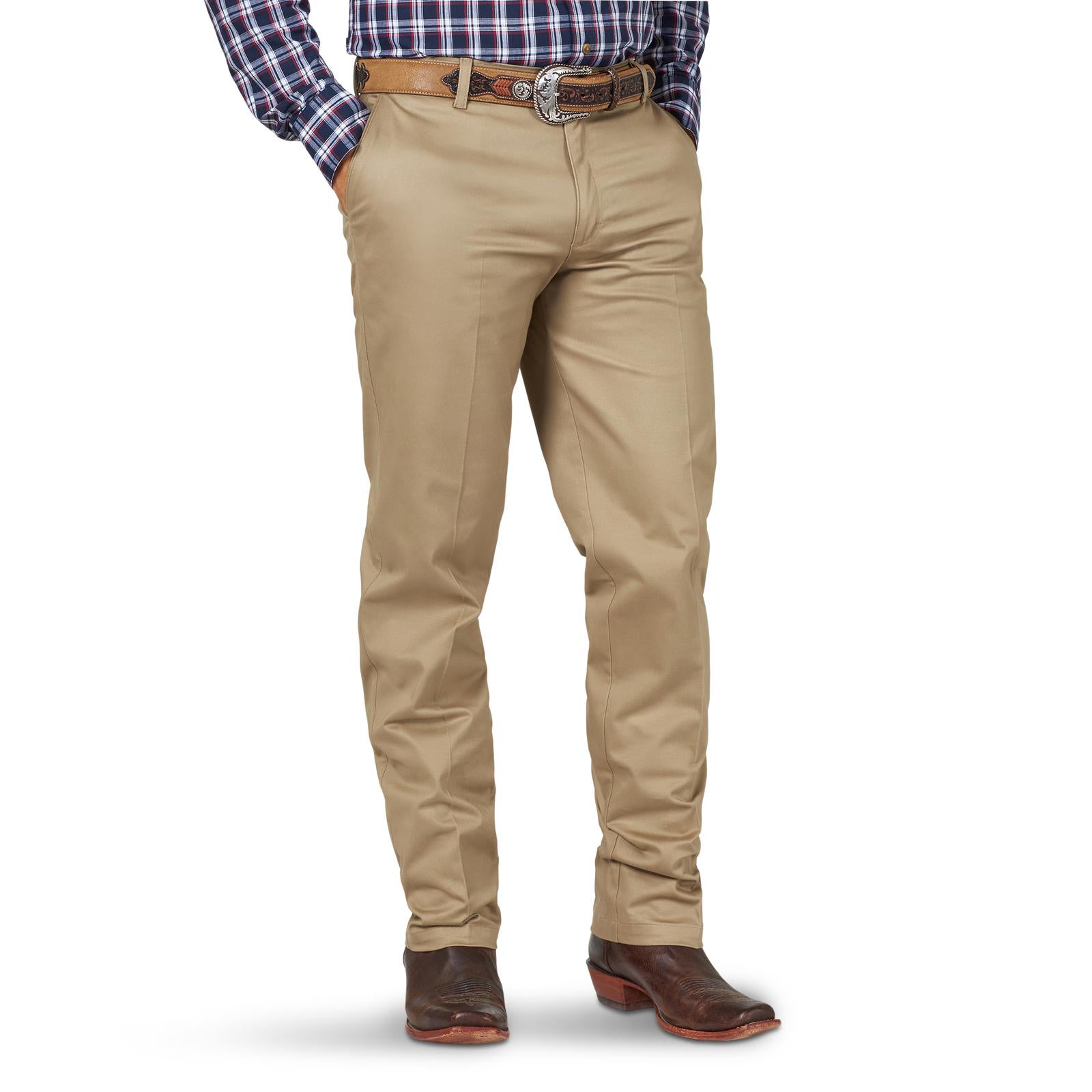 Wrangler Flat Front Casuals Khaki