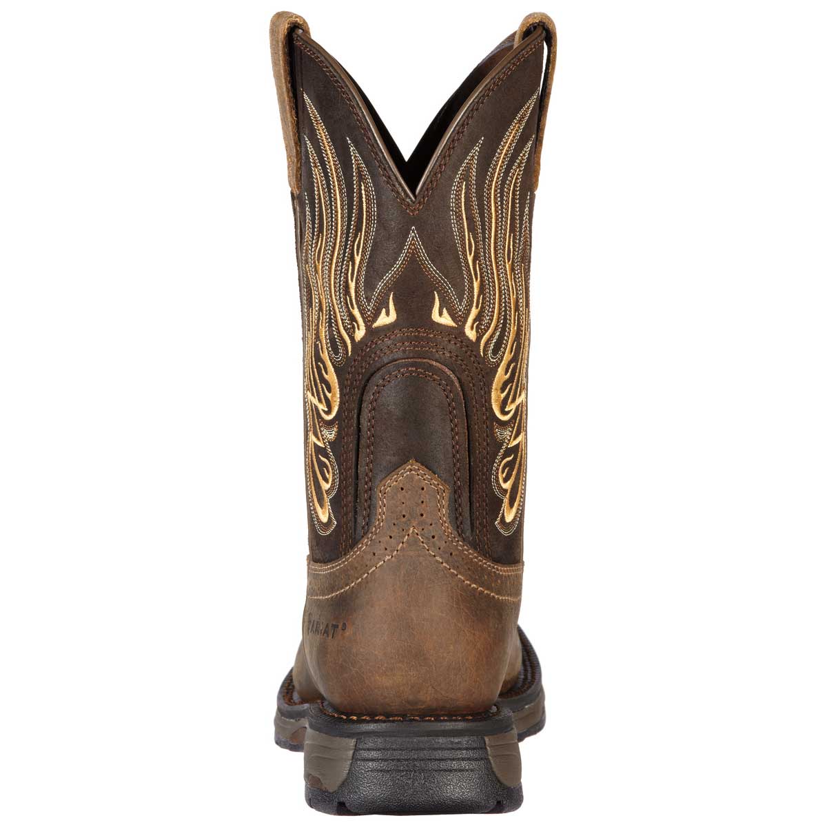 Ariat Workhog Mesteno Plain-Toe Boots in Earth-Coffee
