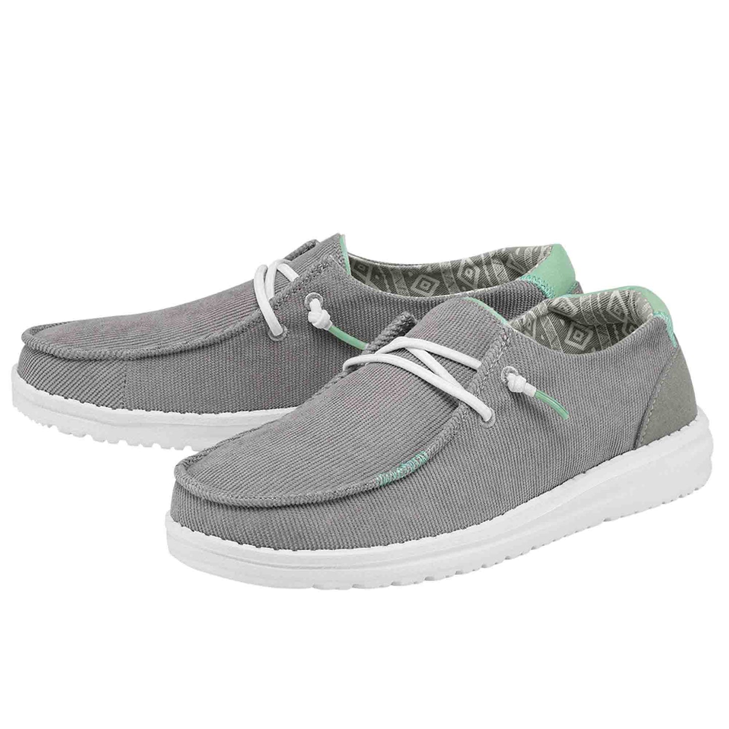 Hey Dude Wendy Corduroy Glacier Grey