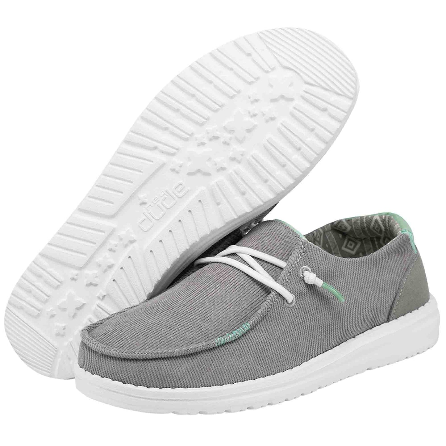 Hey Dude Wendy Corduroy Glacier Grey