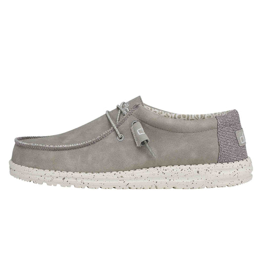 Hey Dude Wally Rcy Leather Silver Brc