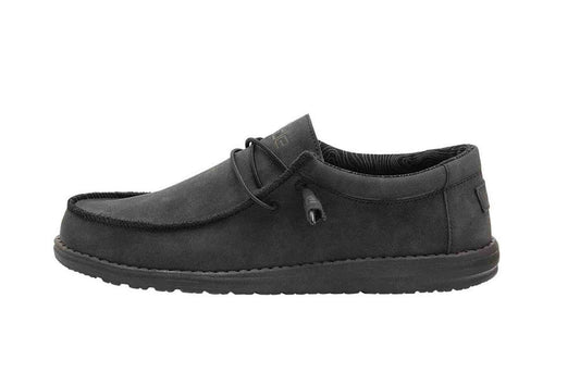 Wally Recycled Leather Carbon