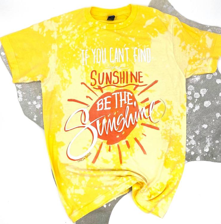 Be the Sunshine Tee Yellow-Orng