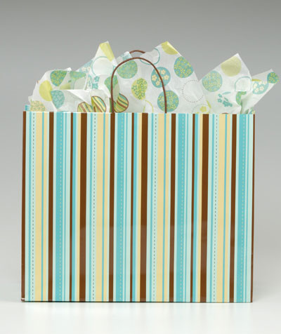 Hampton Stripe Large Gift Bag