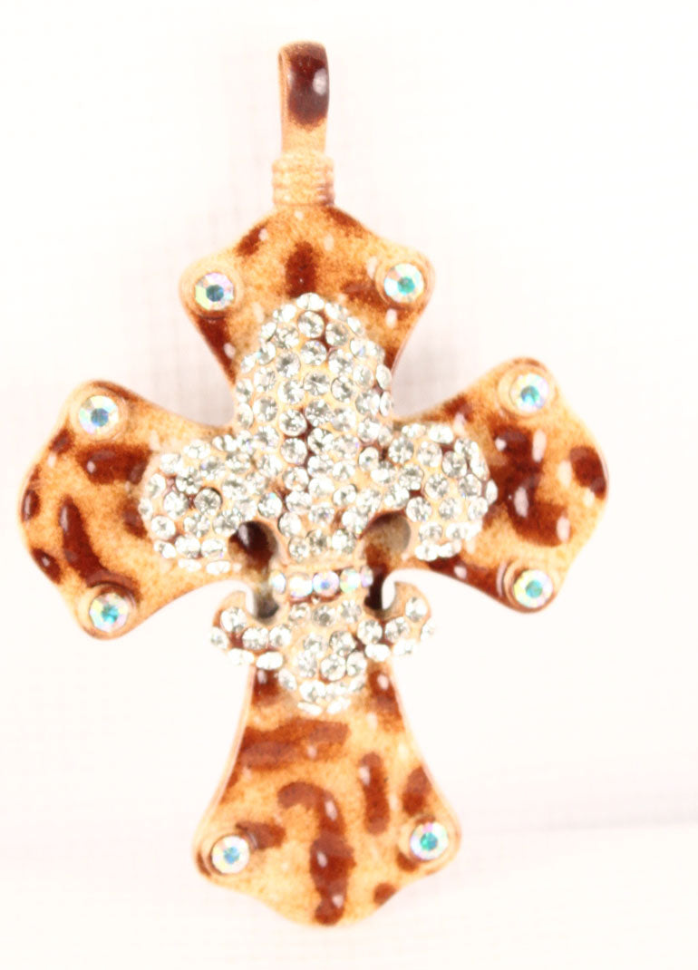 JS Necklace Cross Pendant 0077