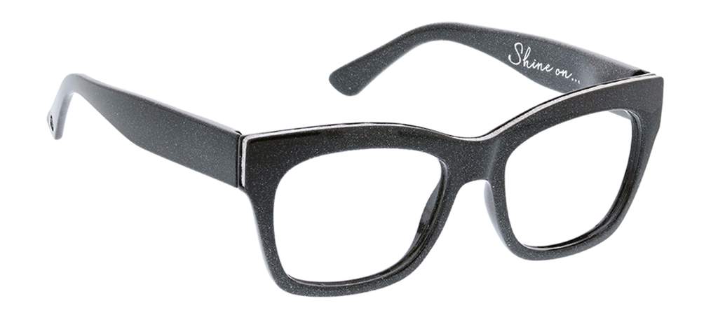 Peepers Readers Shine Black
