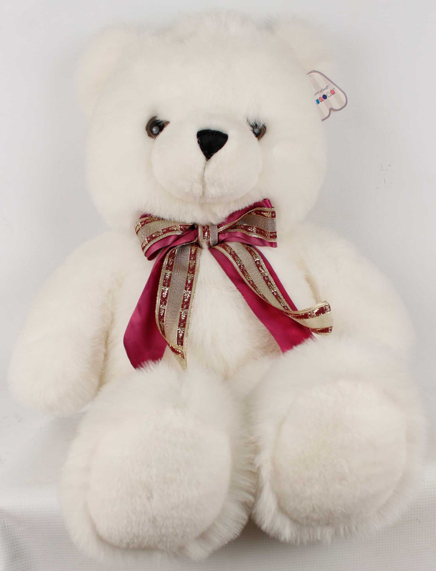 Aurora Plush Bear 01415P White