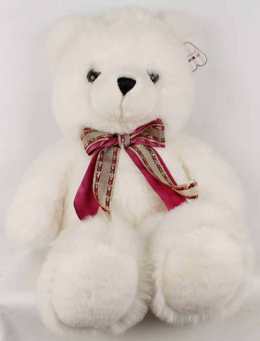 Aurora Plush Bear 01415P White