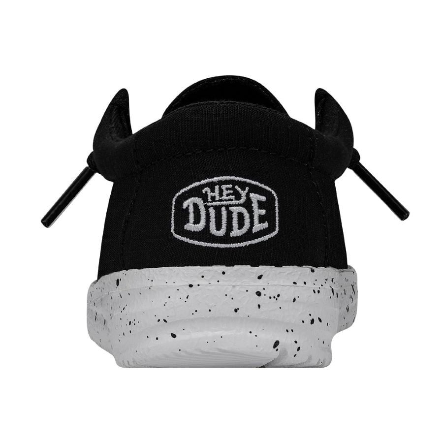 Wally Toddler Slub Canvas Black