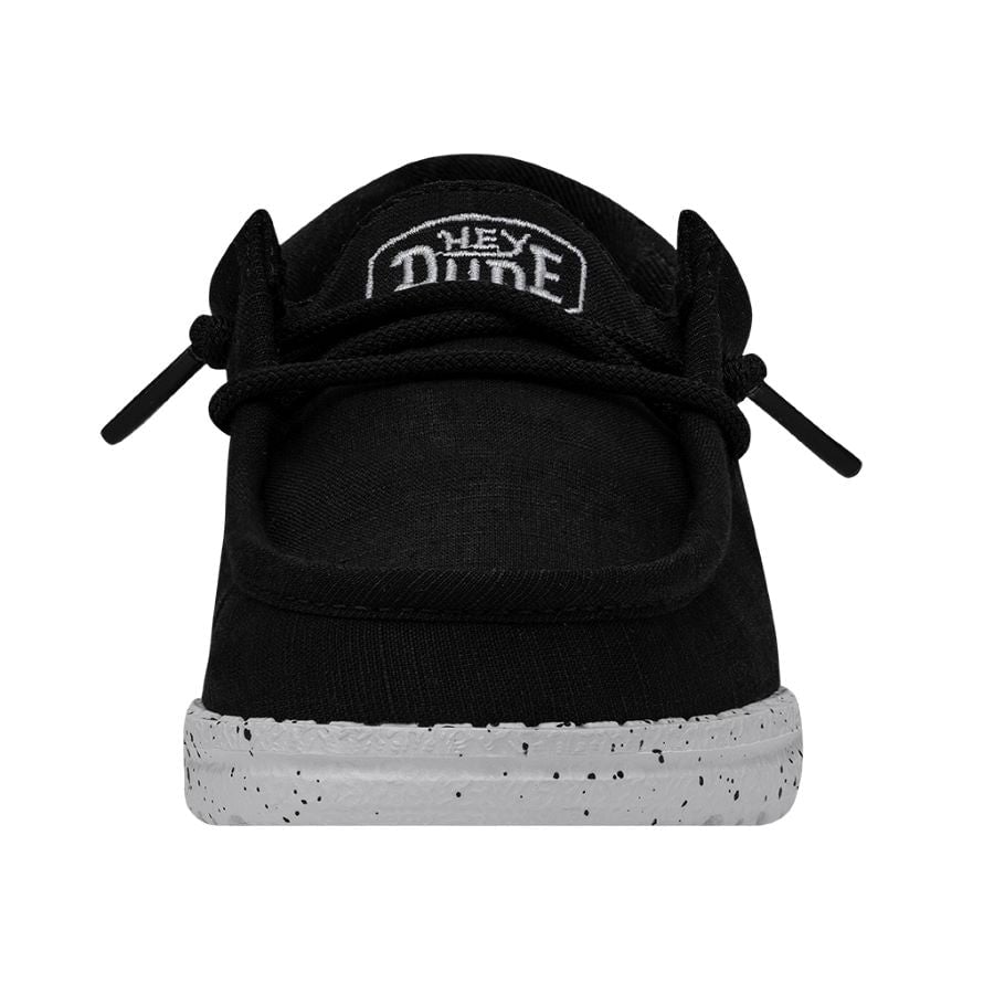 Wally Toddler Slub Canvas Black