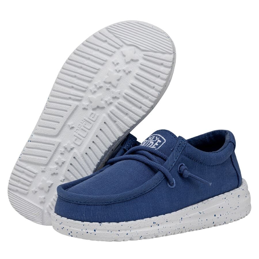Wally Toddler Slub Canvas True Blue