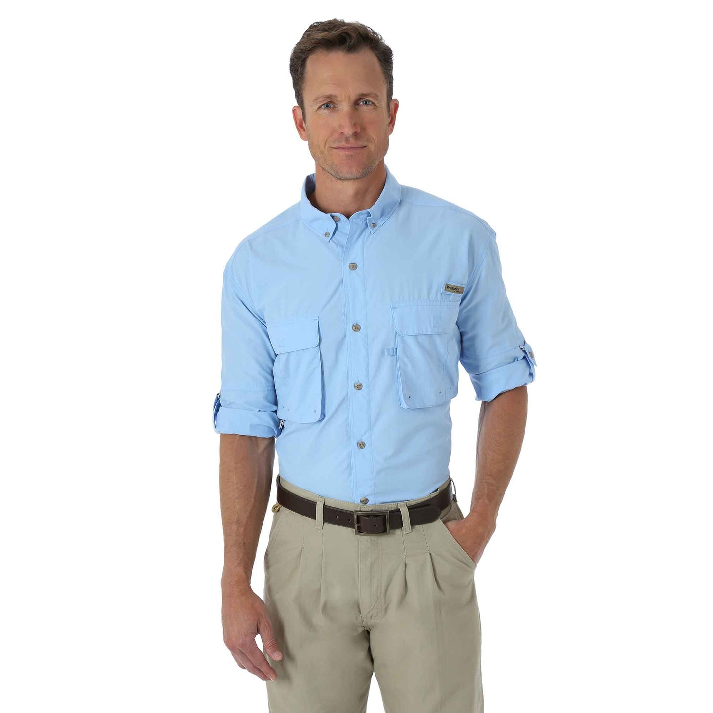Wrangler Angler Shirt Blue