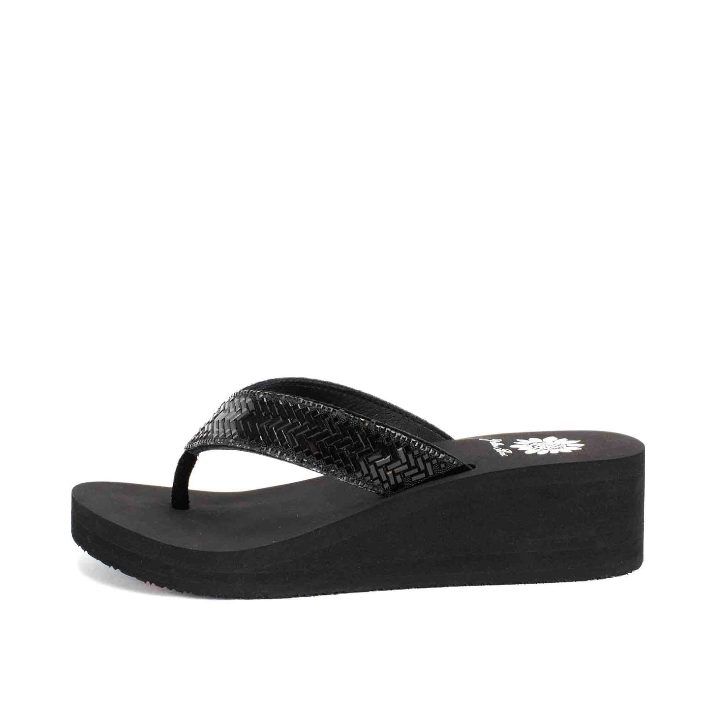 Yellow Box Silvyn Black Sandals