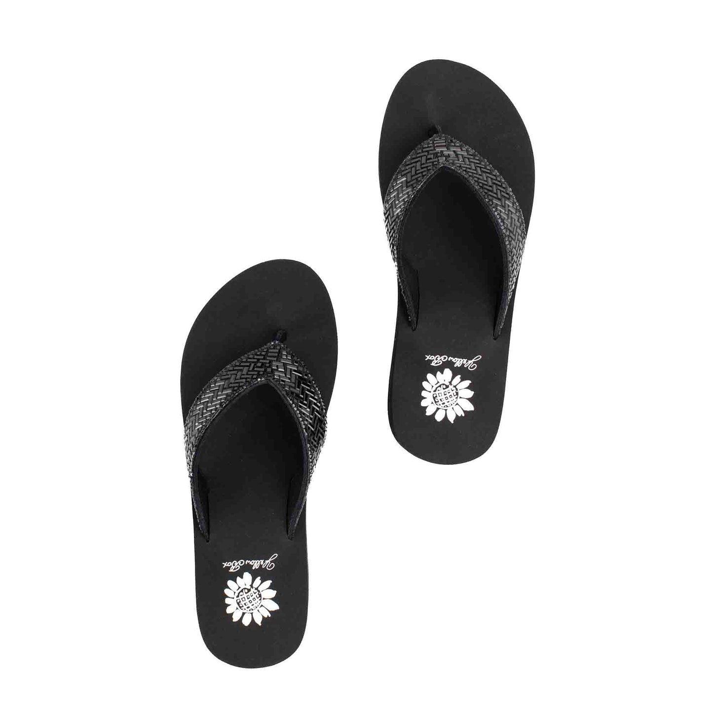 Yellow Box Silvyn Black Sandals